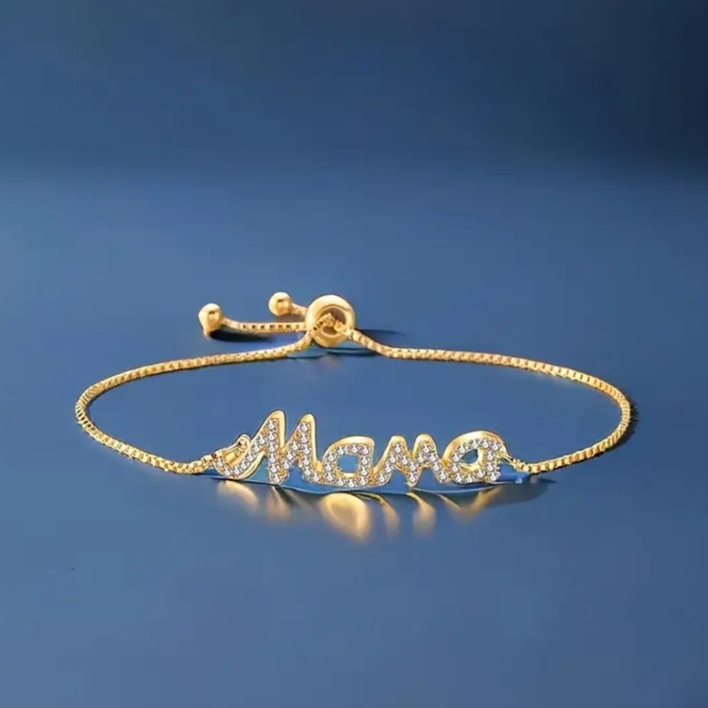 Gold 'Mama' Bracelet